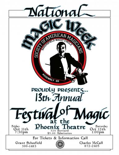 2002 festival of magic flyer in color 2